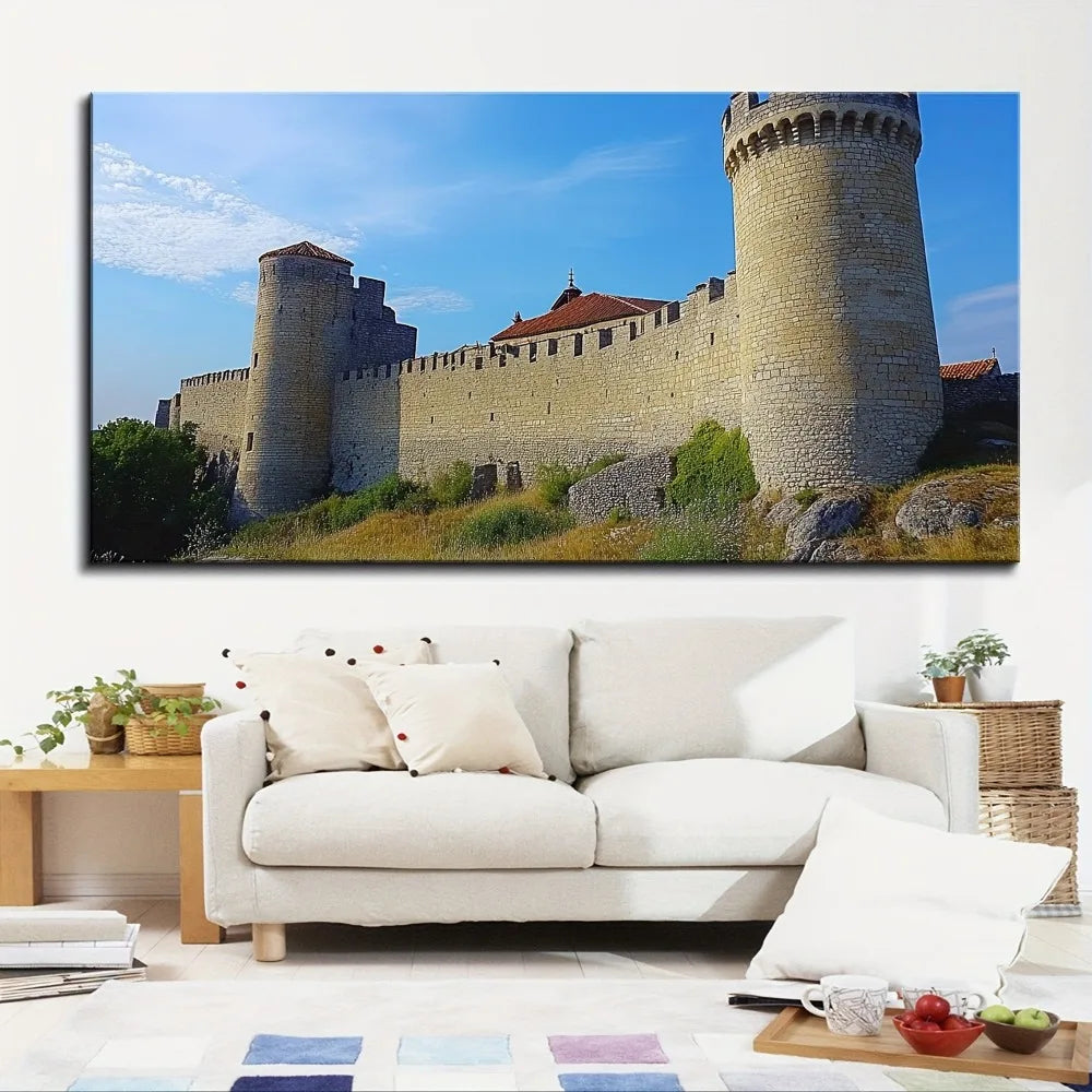 Neuschwanstein Castle Canvas Wall Decor Framed Mural