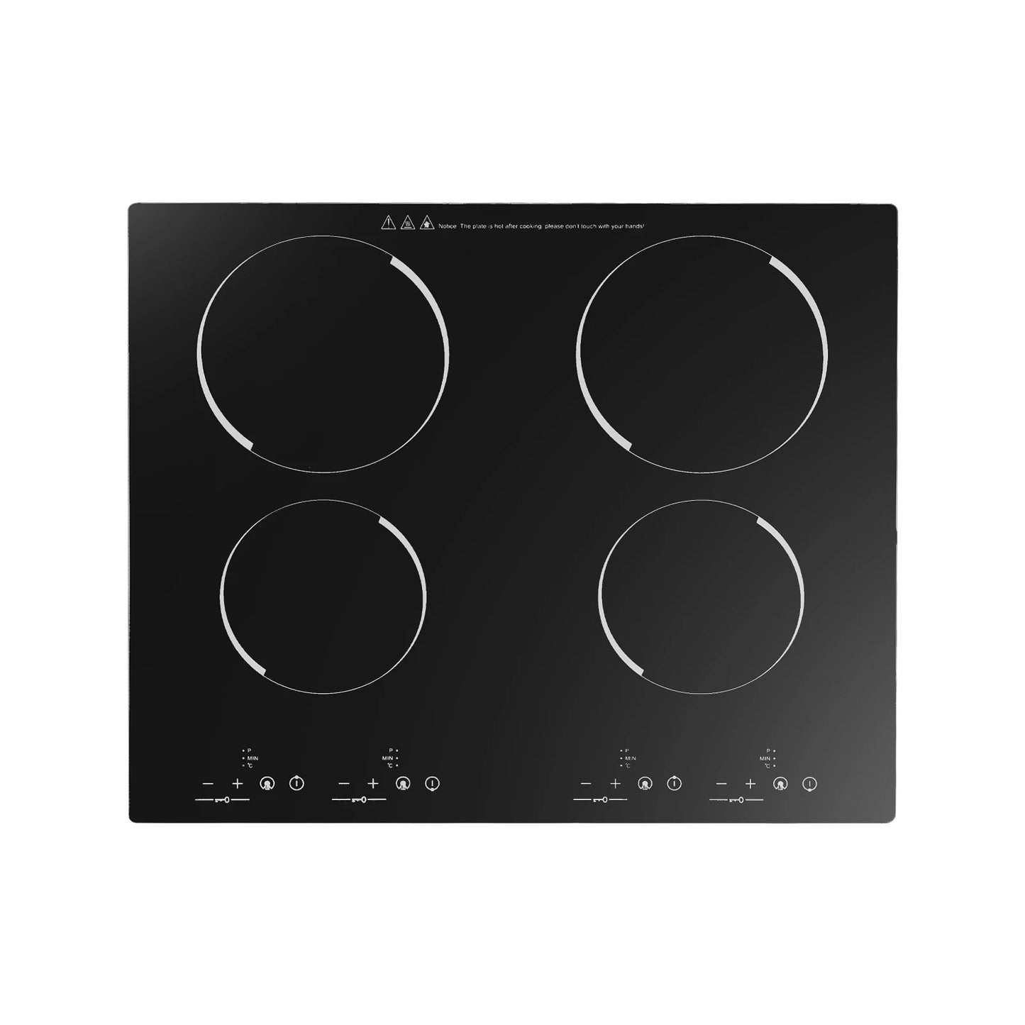 Hign-concerned Electric Ceramic Cooktop 4 Burners 3000W