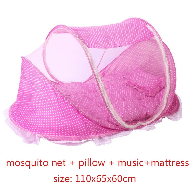 Baby Bed Mosquito Net For Crib Folding Mesh Tent Bedding