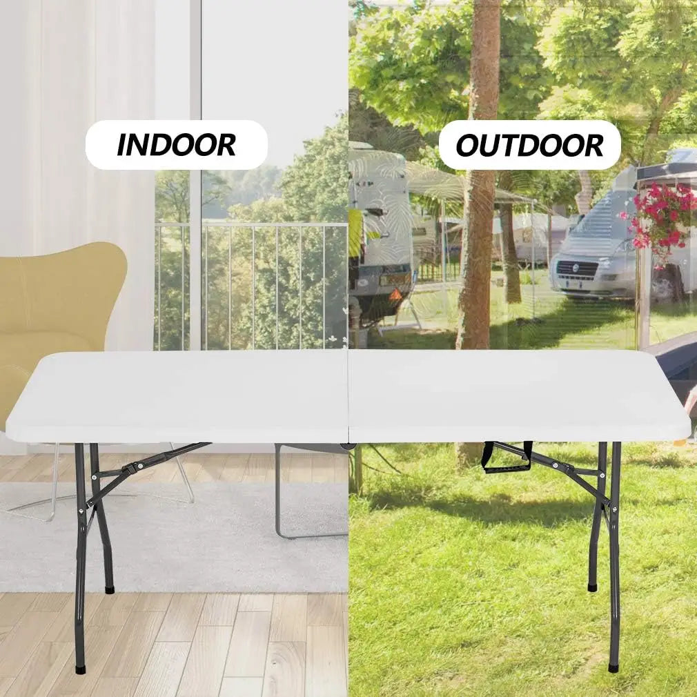 Folding Picnic Table for Camping and Events Easy Storage