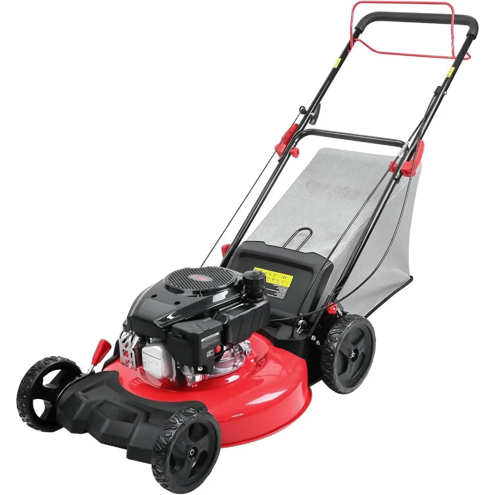 Hign Concerned Gas Lawn Mower RWD 3 In 1 BaggingPro