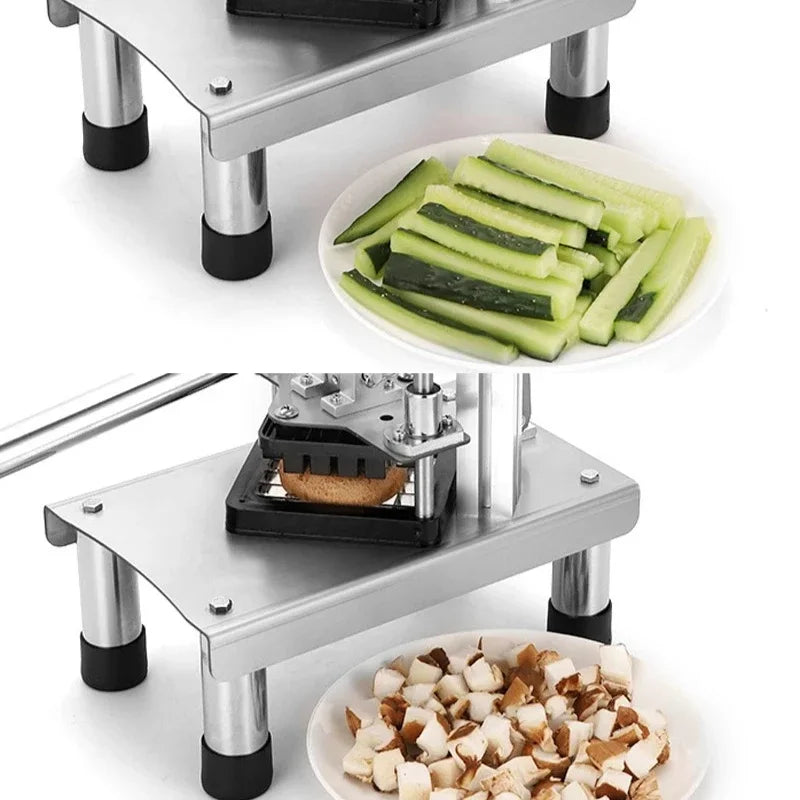 Multifunctional Machine Commercial Vegetable Fruit Chopper Dicer Cutting Machine Stainless Vertical Dicer Steel Potato Cutter