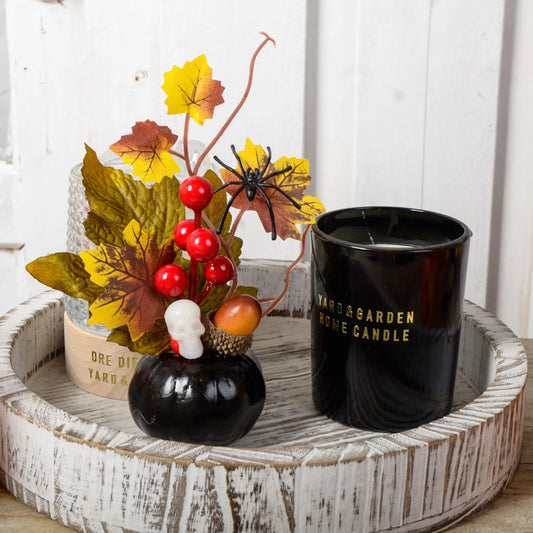 Halloween Artificial Pumpkin with Sunflowers and Pinecones Fall Harvest Table Centerpieces Decor