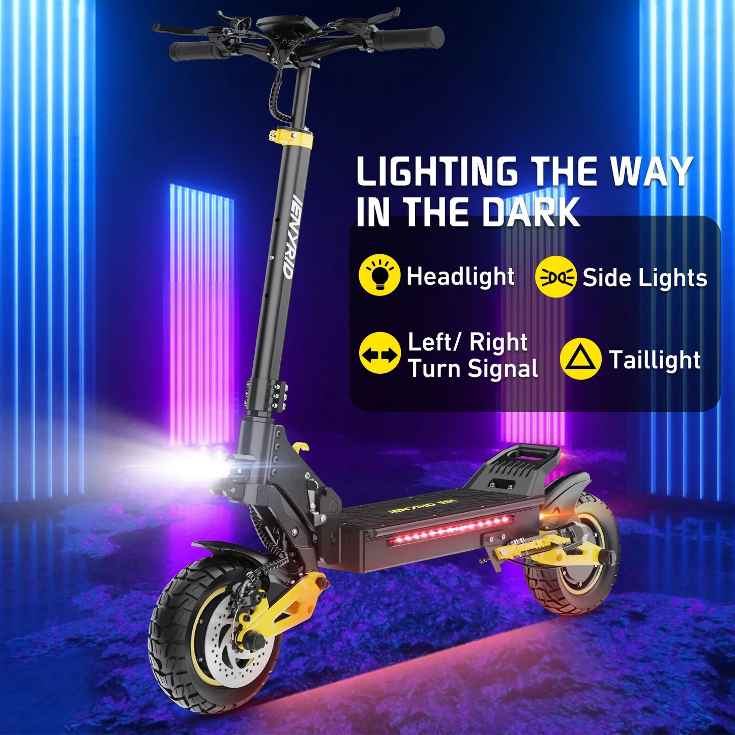 IENYRID Foldable IE ES1 2400W Dual Motor Electric Scooter