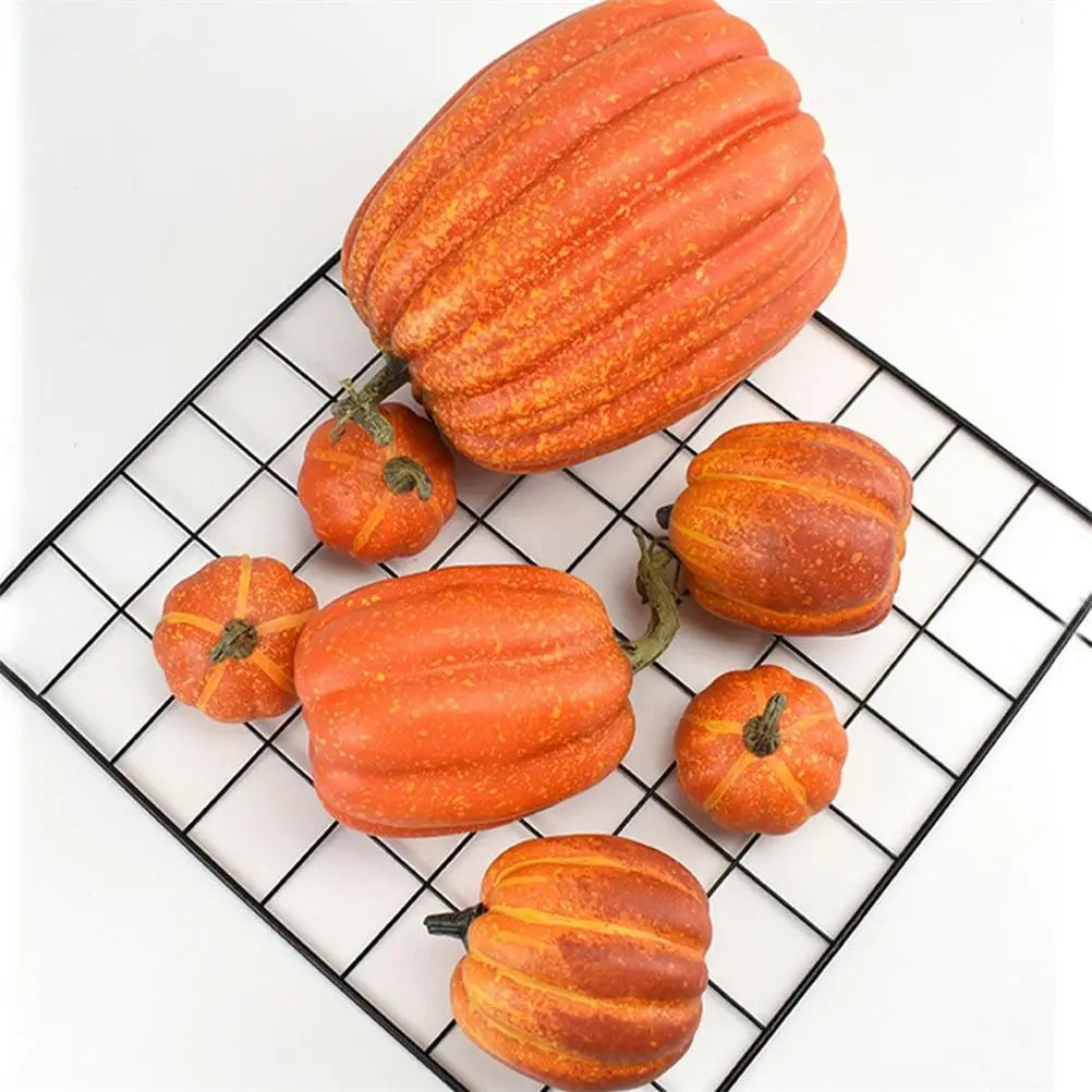 Pumpkin Decoration Simulation Pumpkin Model Artificial Pumpkin Decoration Home Table Decor for Thanksgiving and Halloween