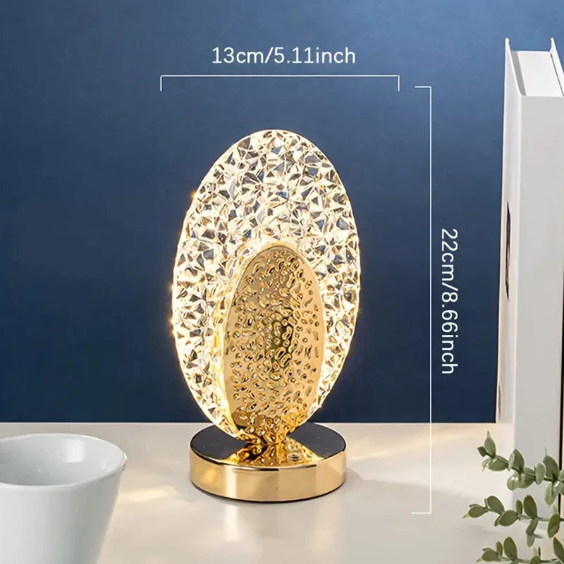 Exquisite Desk Lamp, High-end Night Light For The Bedside In The Bedroom, Mood Light For The Living Room, Simple Touch Dimming