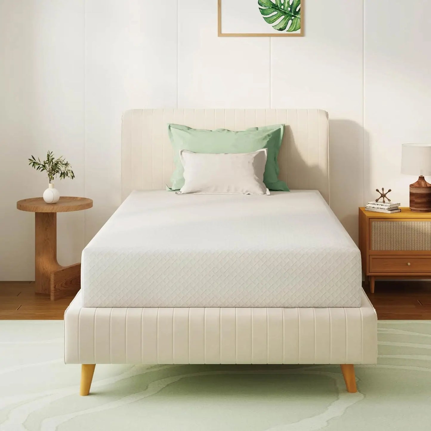 Sichuan Green Tea Memory Foam Mattress for Cool Sleep Relief
