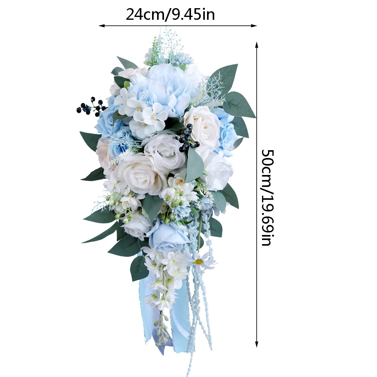Wedding Bouquets for Bride Bridesmaid, Bridal Bouquets for Wedding Ceremony and Anniversary Valentines Day Decorations,