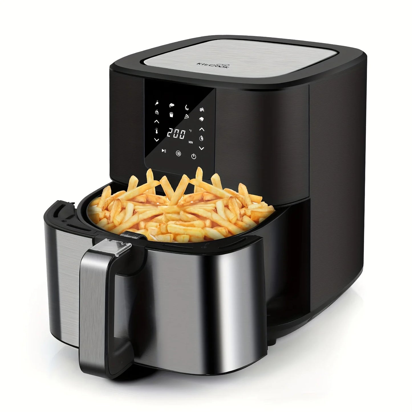 KitCook Large Air Fryer with Digital Touch Screen and Presets