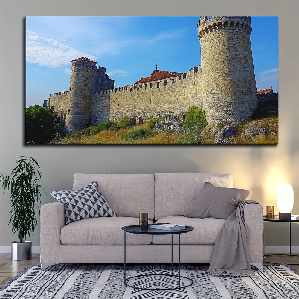 Neuschwanstein Castle Canvas Wall Decor Framed Mural