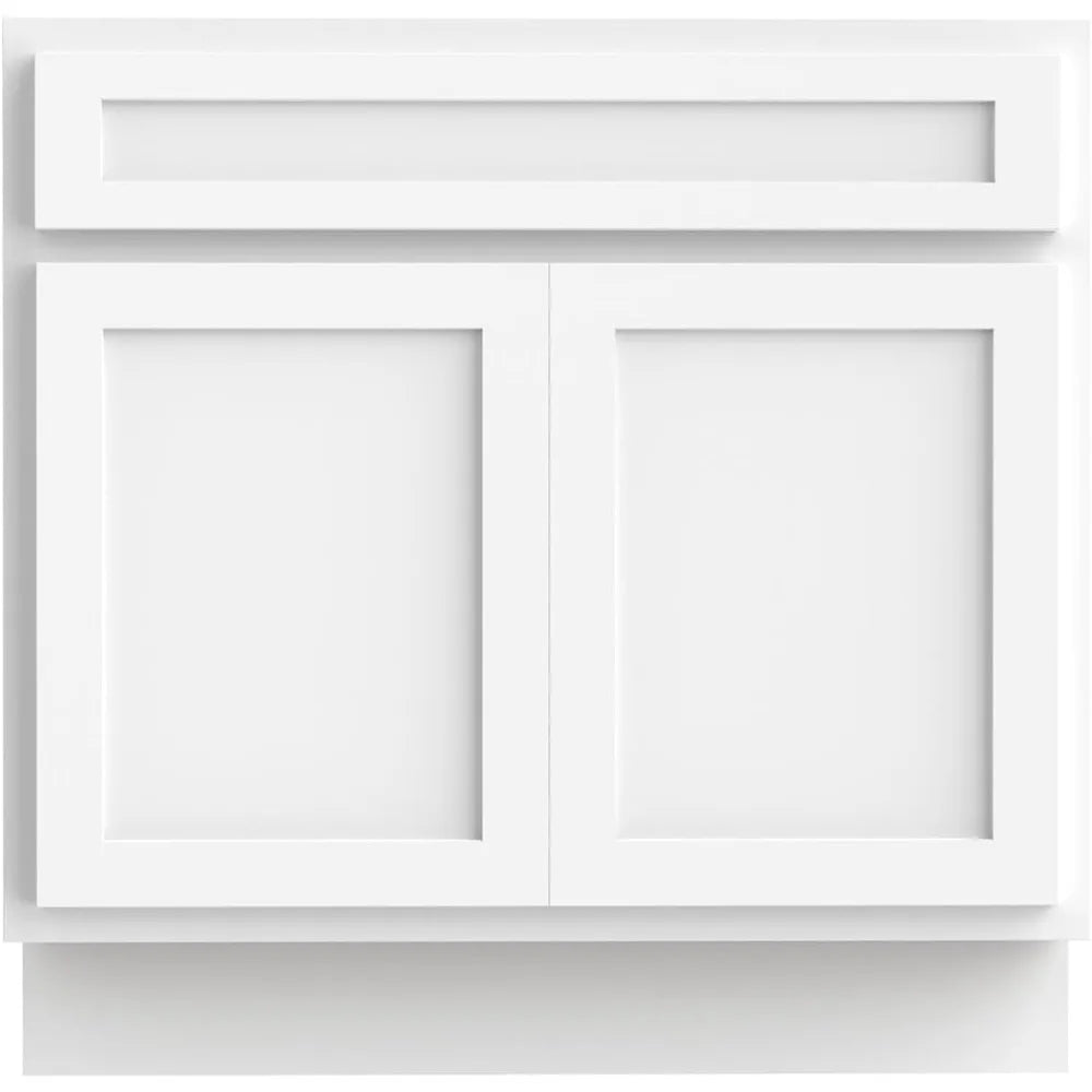 HUANZHUANG Bathroom Vanity Base Cabinet With Double Doors