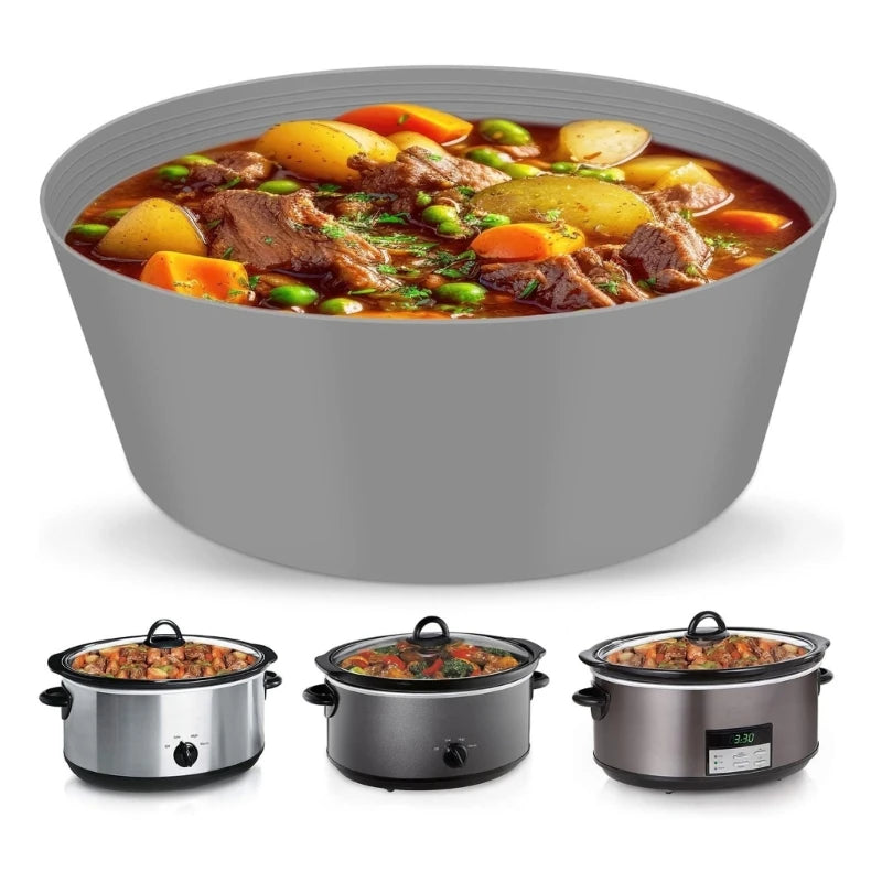 Hign-concerned Silicone Slow Cooker Liners 2 Pack Reusable