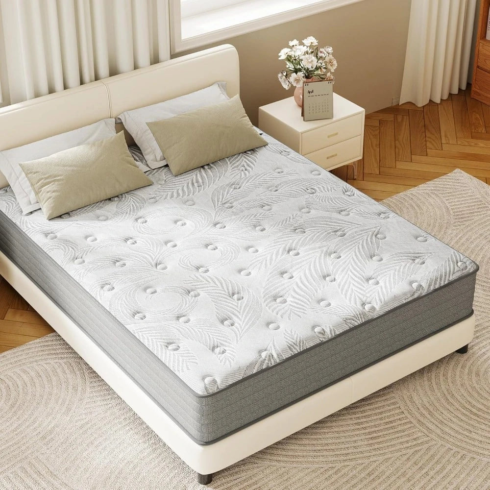 Zhuoting Gel Infused Memory Foam Pocket Spring Mattress