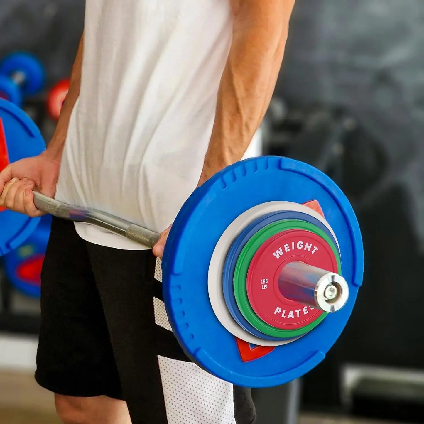 Twister CK Rubber Bumper Plates Set For Barbell Training