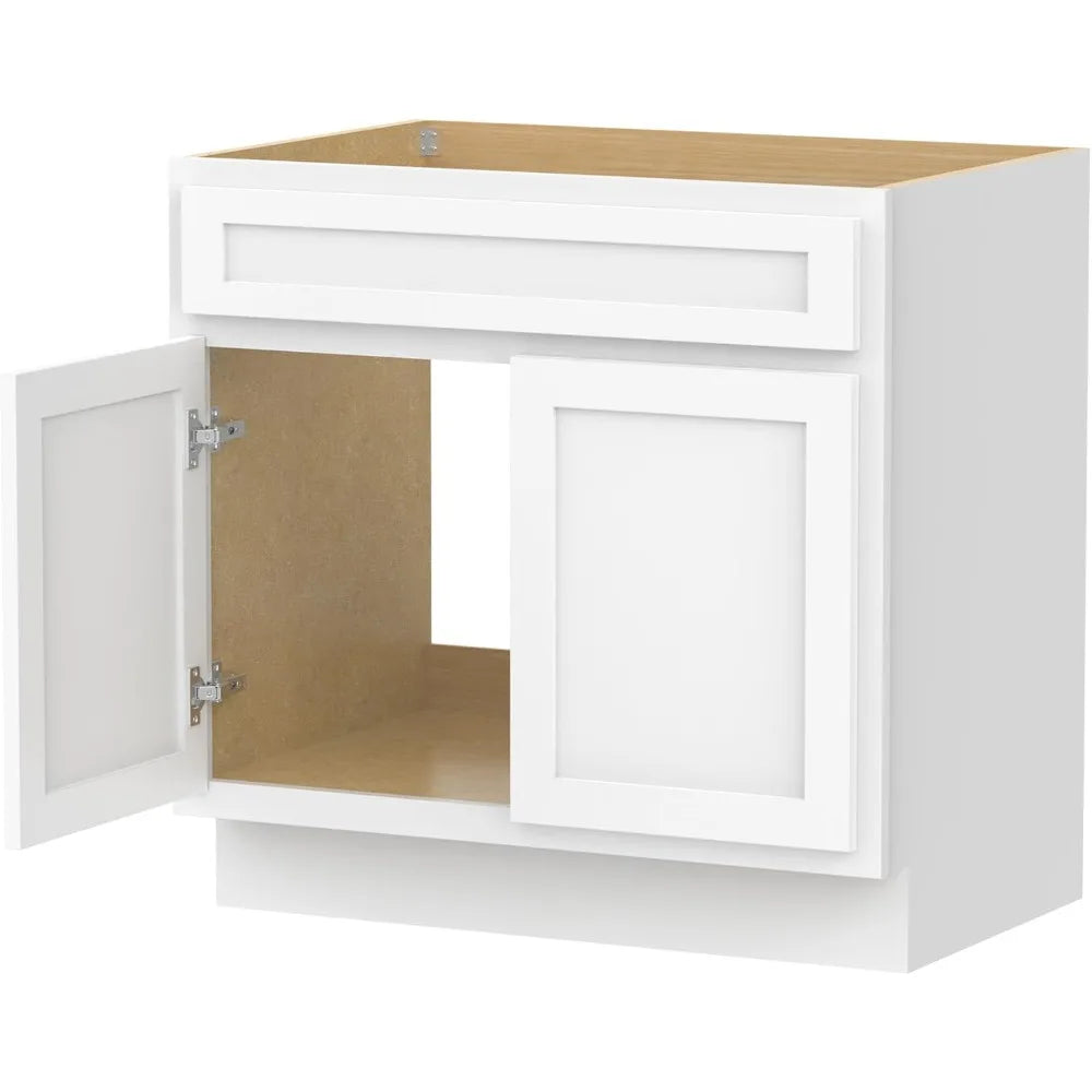 HUANZHUANG Bathroom Vanity Base Cabinet With Double Doors