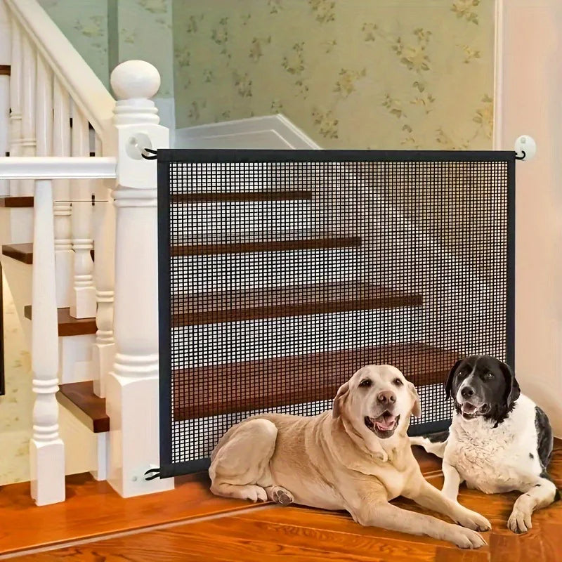 Pet isolation fence, balcony, cat isolation net fence, indoor barrier safety protection, no need to drill holes, fence with 6 ho