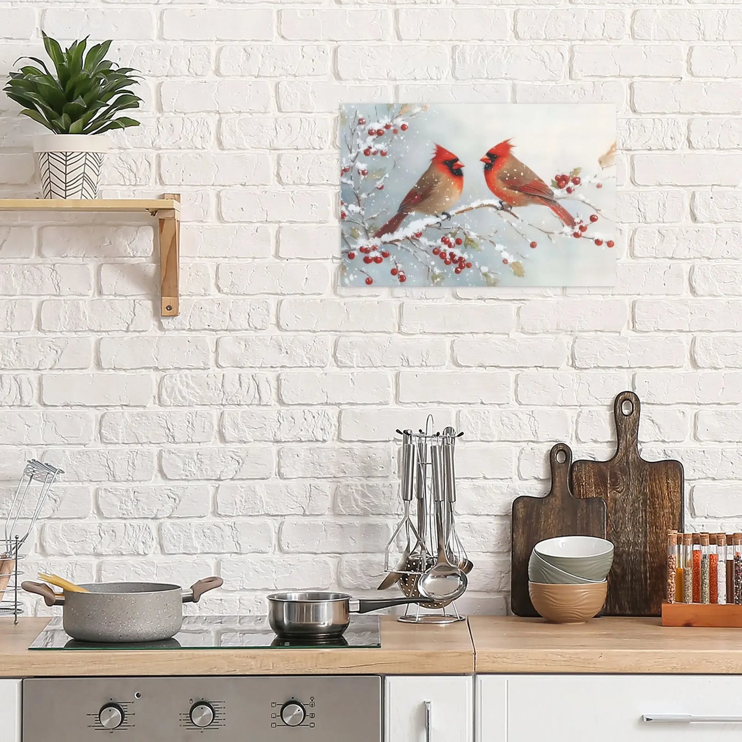 Botanical Canvas Wall Art for Cute Room Decor