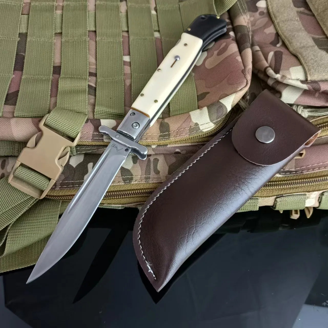Russian Finka NKVD Outdoor Portable Folding Pocket Knives 440C Blade Utility Survival Camping Hunting Rescue Knife EDC Tools