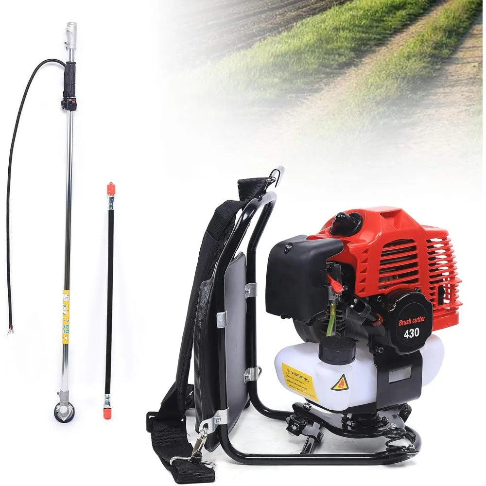 Gasoline Backpack Hedge Trimmer Brush Cutter 3 In 1 Tool