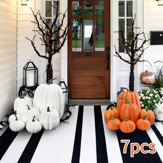 Pumpkin Decoration Simulation Pumpkin Model Artificial Pumpkin Decoration Home Table Decor for Thanksgiving and Halloween