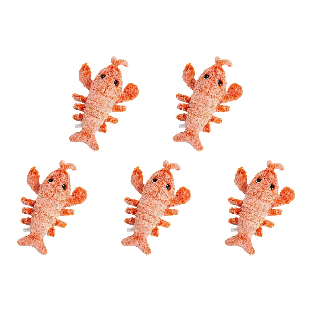 Moving Puppy Chew Toys Floppy Lobster Interactive Dog Toy Interactive Dog Toys To Keep Them Busy for Medium Dogs Teething