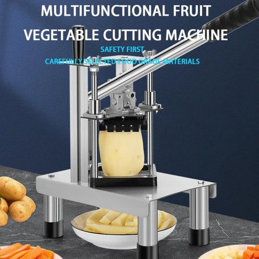 Multifunctional Machine Commercial Vegetable Fruit Chopper Dicer Cutting Machine Stainless Vertical Dicer Steel Potato Cutter