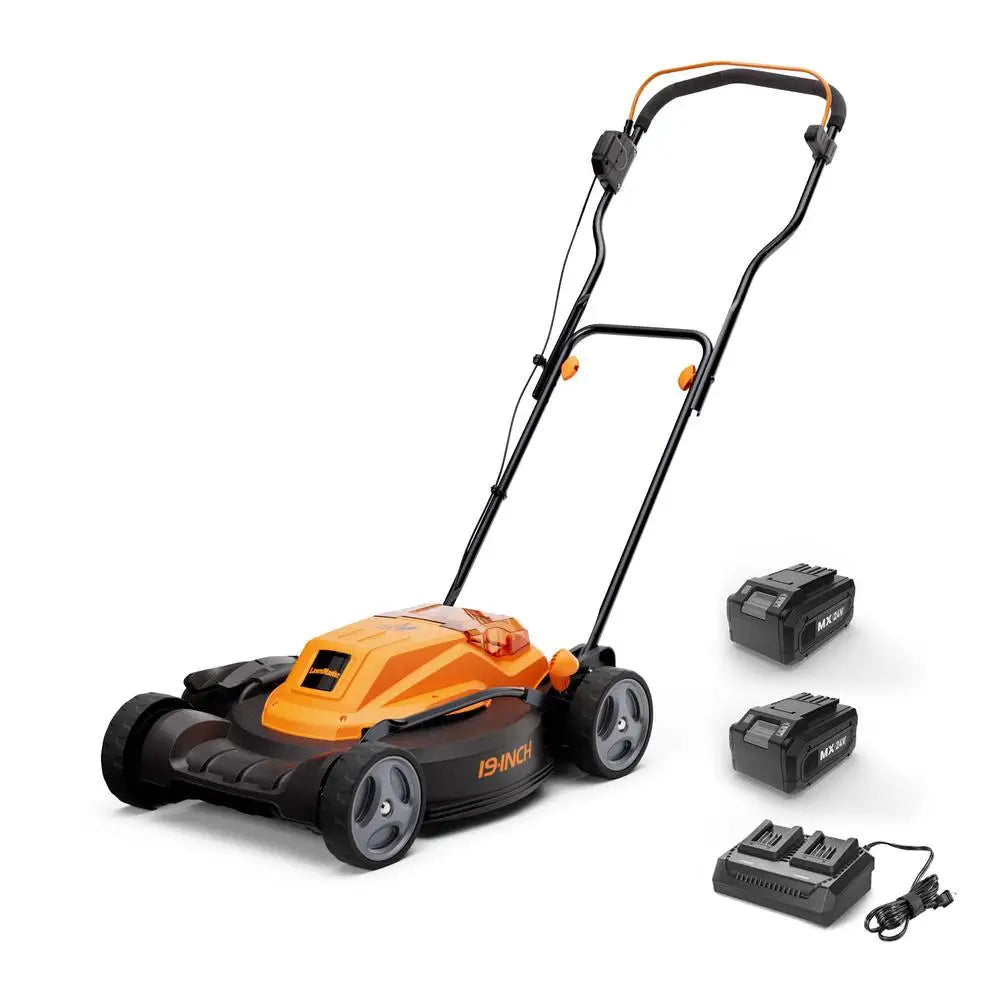 48V Max Cordless Mower Brushless 2X24V Battery Dual Charger