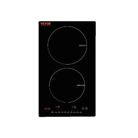 SucceBuy 2 Burners Electric Induction Cooktop Stove Hob Built-in Burner Cooker Sensor Touch Control Magnetic Cooker Hot Plate