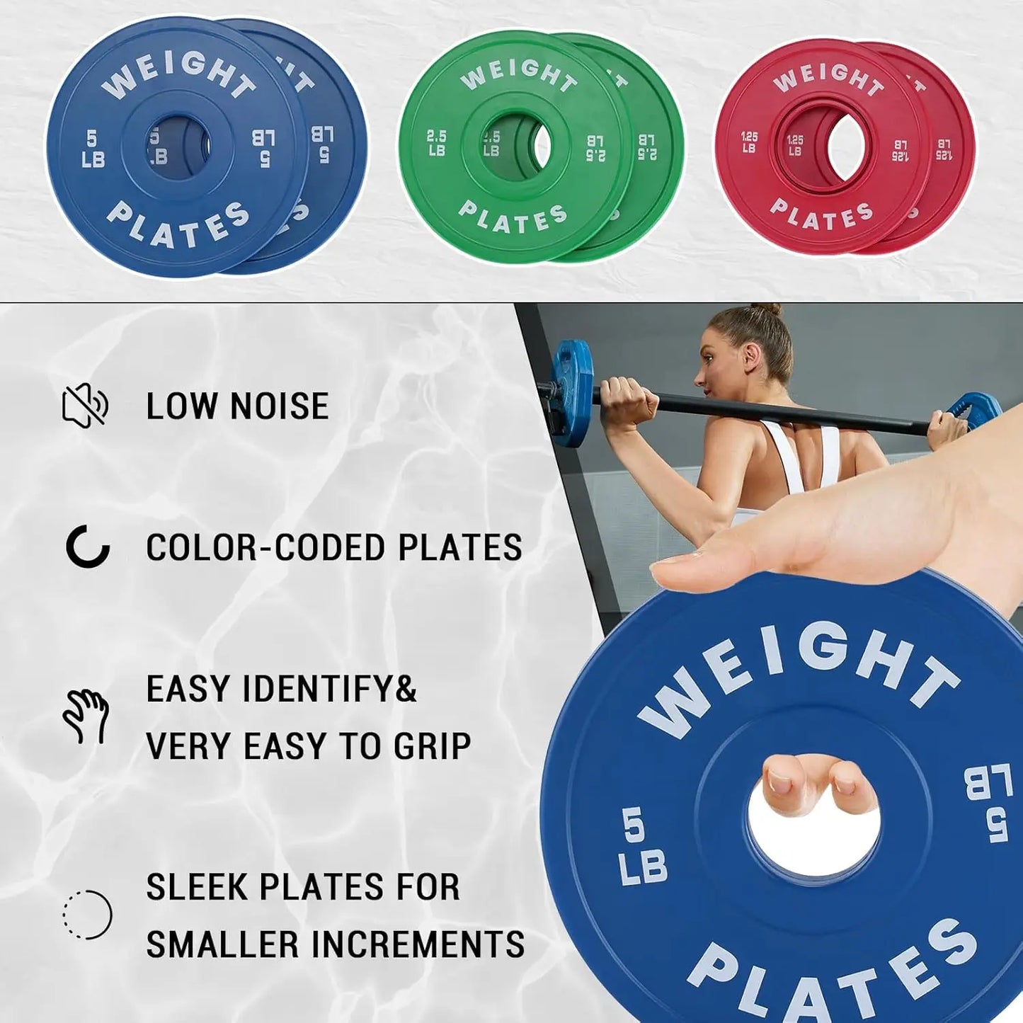 Hign Concerned Chemical Rubber Bumper Plates For Home Gym