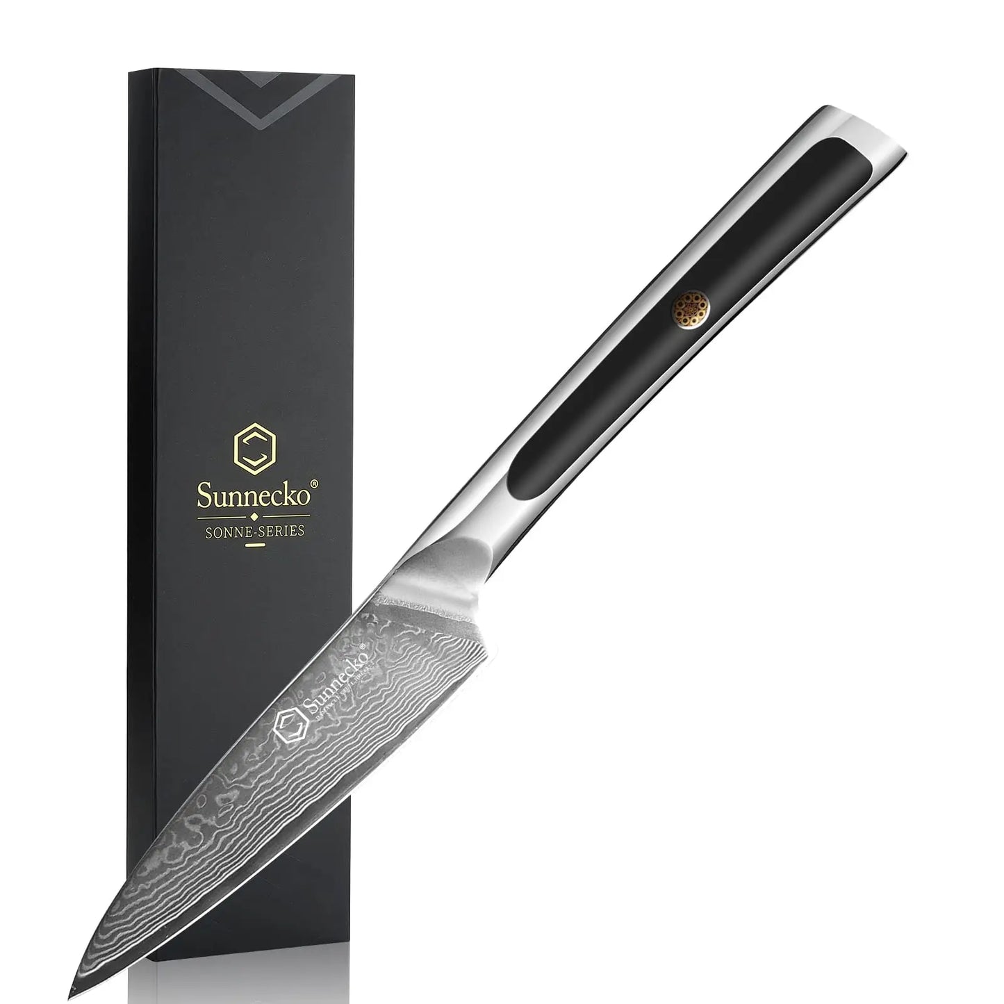 Sunnecko Damascus Chef's Knives 1-7PCS/Set High Carbon VG10 Steel Meat Cutting Knife Ultra Sharp Utility Slicing Kitchen Knife