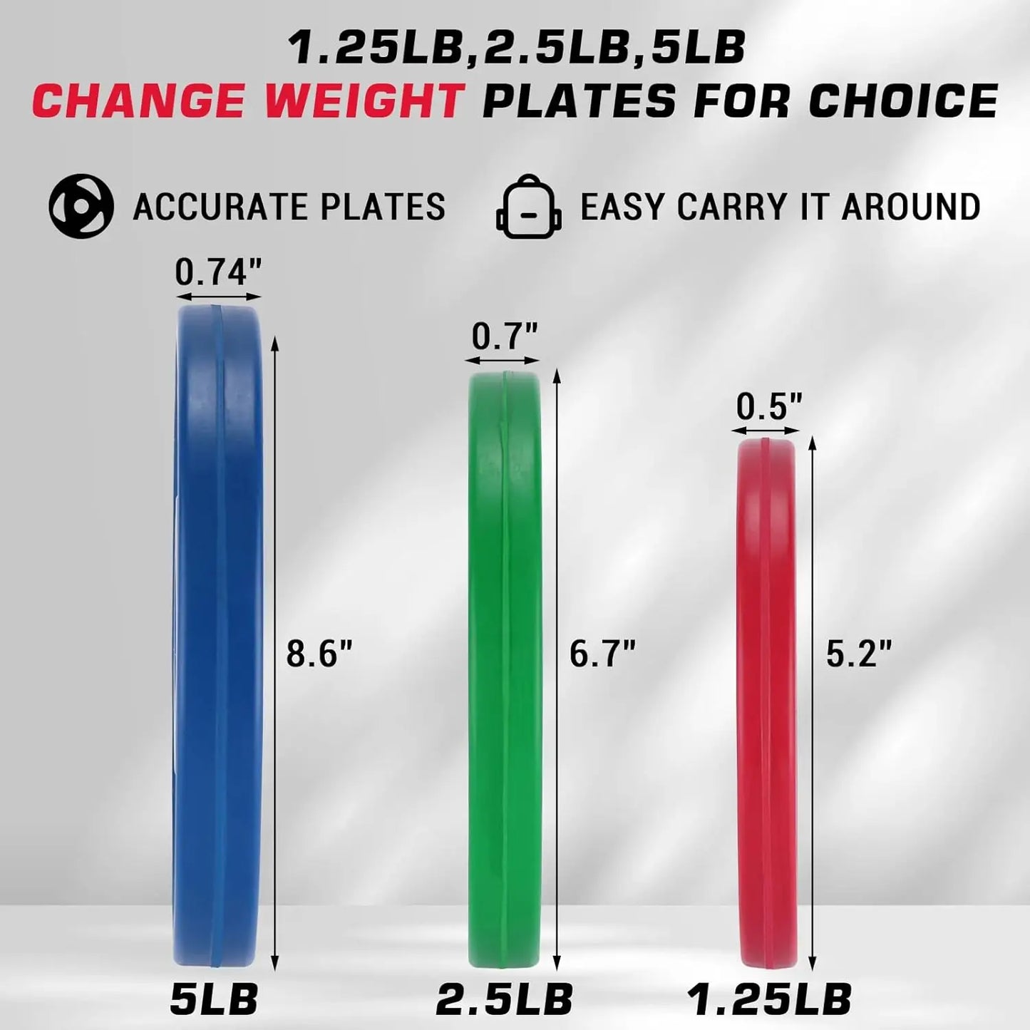 Hign Concerned Chemical Rubber Bumper Plates For Home Gym