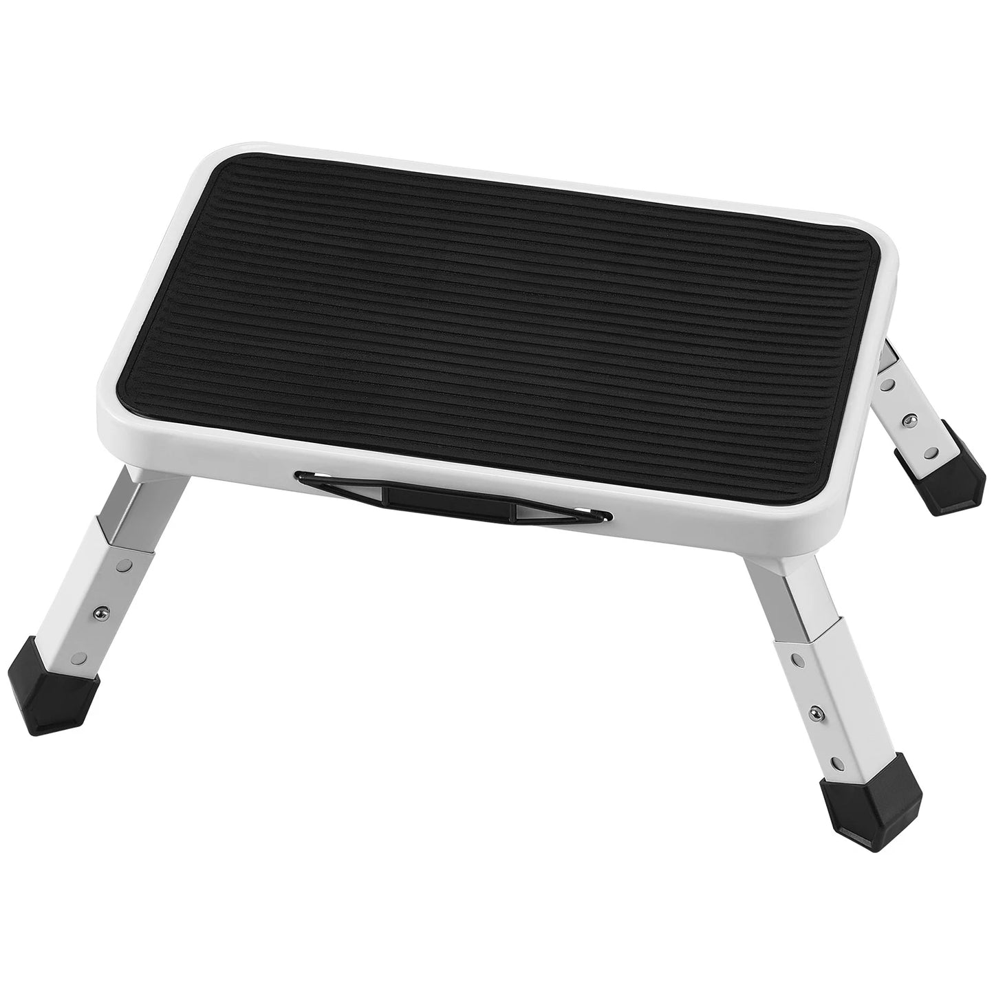 SucceBuy Step Stool 1 Step 330 lbs Capacity Adjustable Height Toddlers Adults Non Slip Sturdy For Office Pets Bathrooms Bedrooms