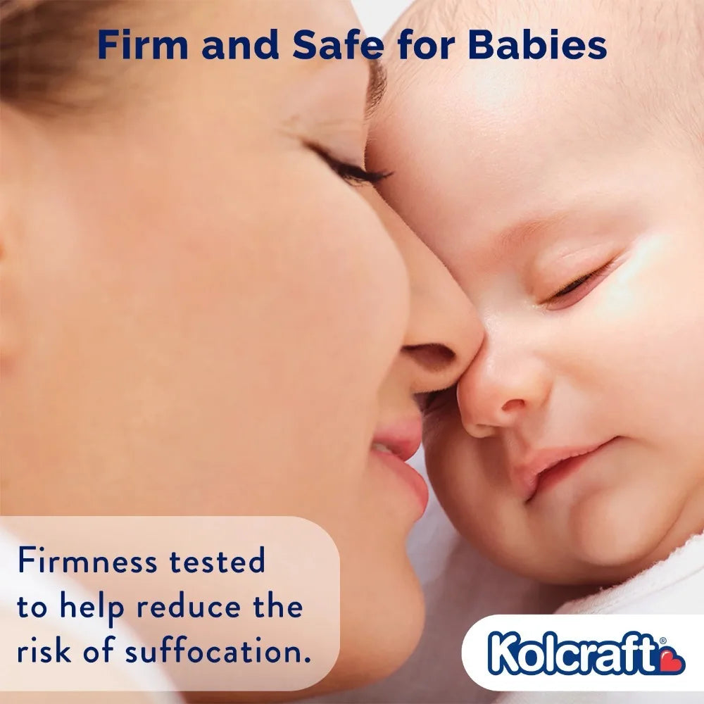 2025 New Kolcraft Pediatric 800 Extra Firm Baby Crib & Toddler Mattress Waterproof