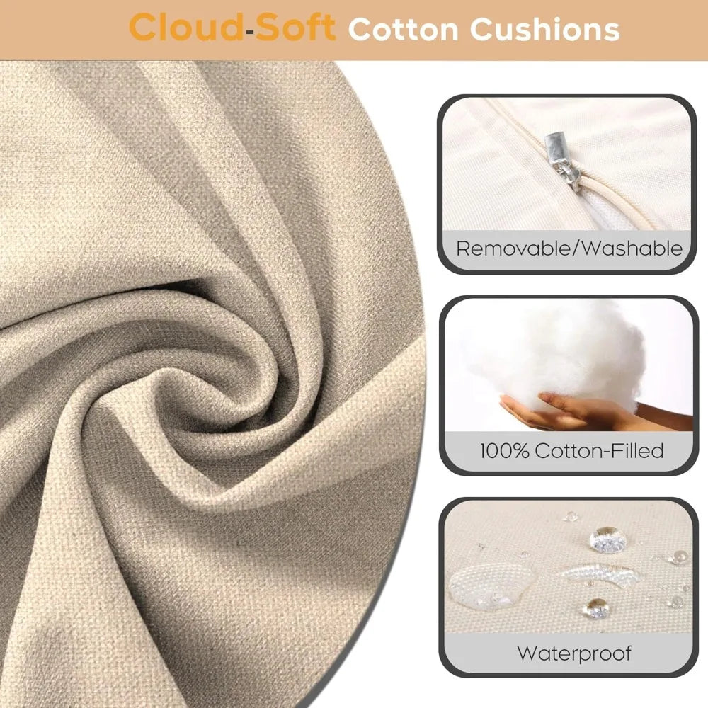 Hanging Egg Chair with Stand, Outdoor Swing Egg Chair with Rain Cover, 400 LBS Capacity All-Weather PE Wicker Swing Chair