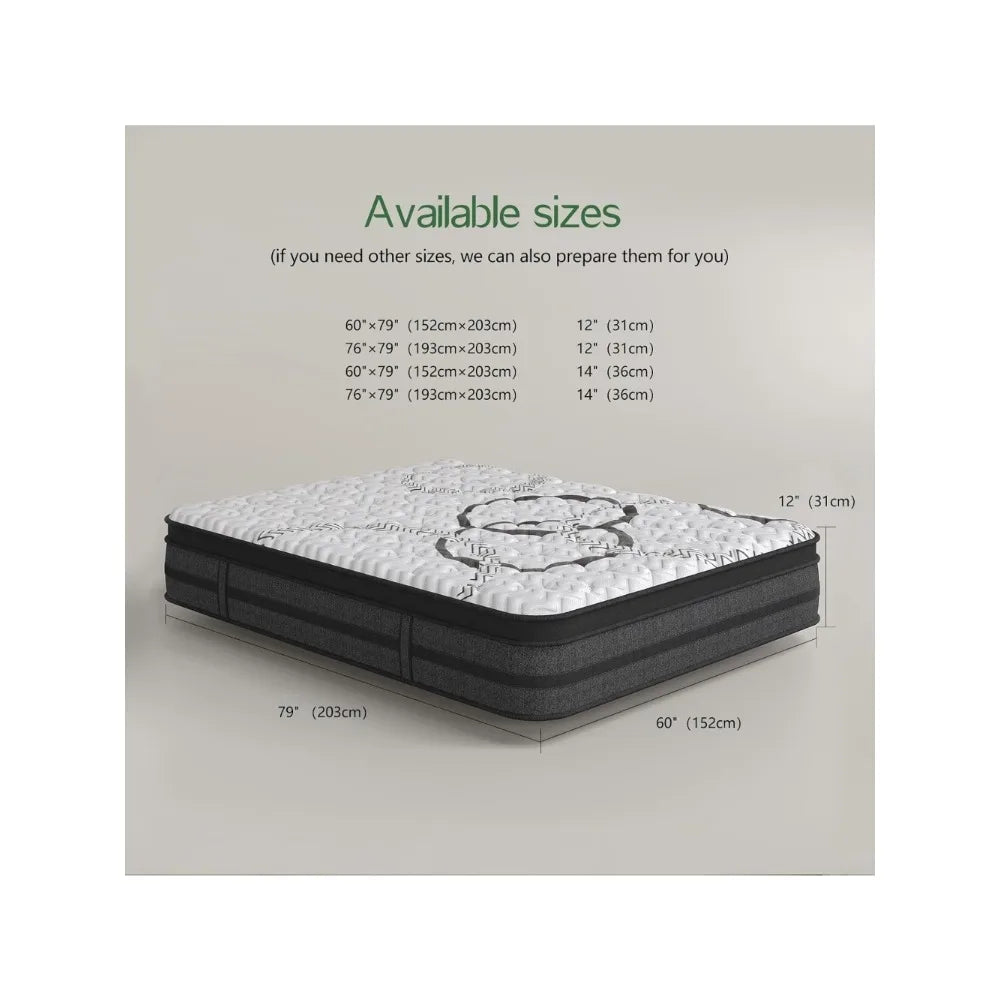 Zhuoting Hybrid Memory Foam Mattress With Pocket Springs
