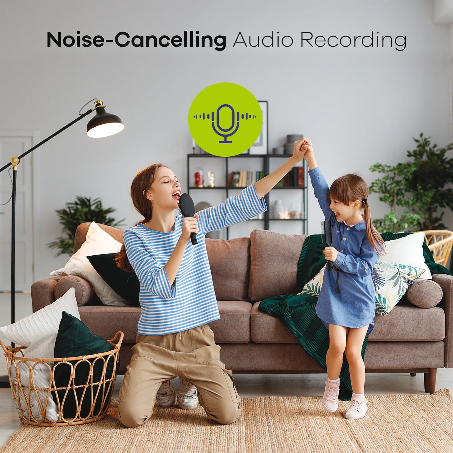 SANNCE Wireless 10 Channel NVR with 2K Camera System 10.1'' LCD Monitor,Smart Motion Alerts AI Human Recognition,Work with Alexa