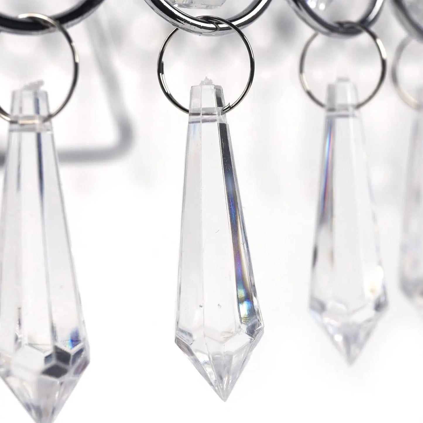 Crystal Table Lamp, Bedside Lamp Decorative Nightstand Lamp with Double Button Switch,  Bedside Light Lighting E26