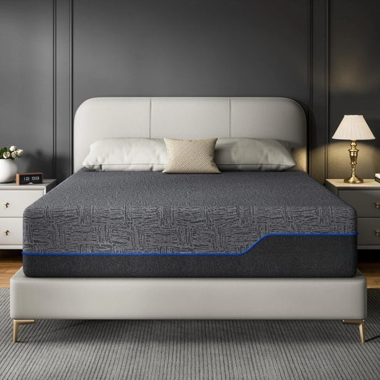 ANGDUO Gel Top Memory Foam Mattress for Bedroom Comfort