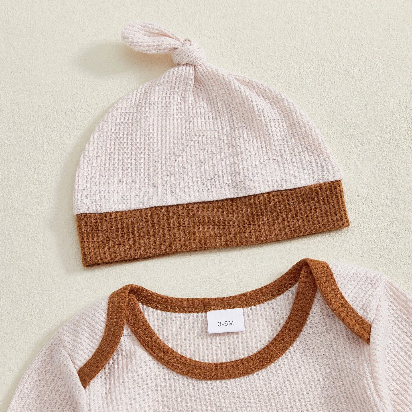 Baby Girl Thanksgiving Jumpsuit Long Sleeve Round Neck Turkey Embroidery Romper with Hat
