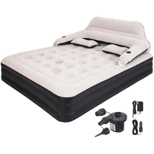 General Air Mattress With Adjustable Headboard And Pump