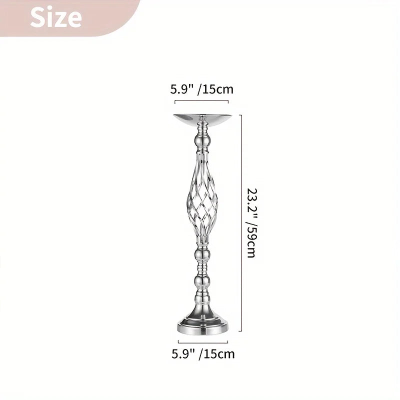 2/10 Piece Metal Vase Set, Wedding Party, Birthday Party, Christmas and Halloween Decoration