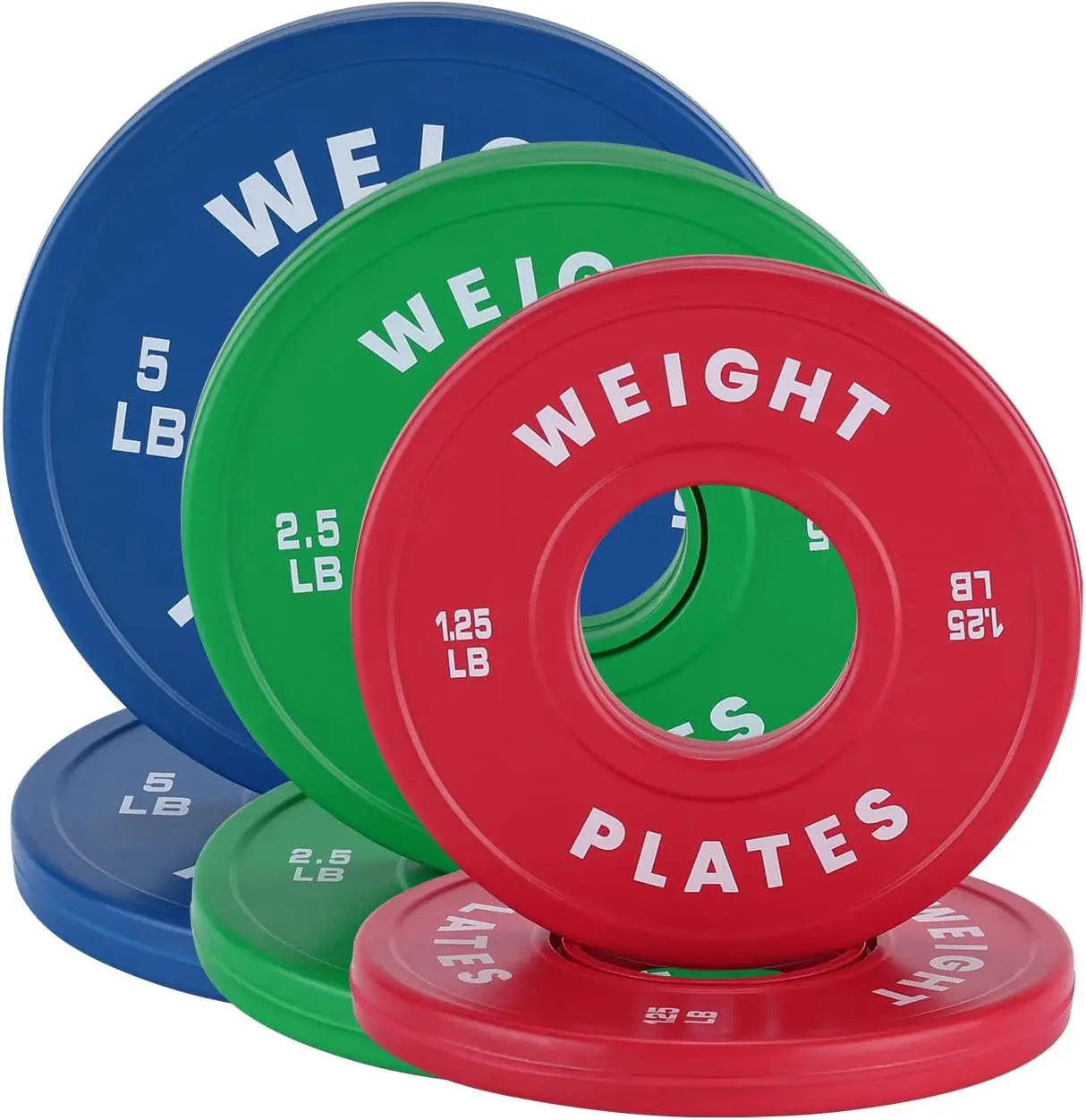 Twister CK Rubber Bumper Plates Set For Barbell Training