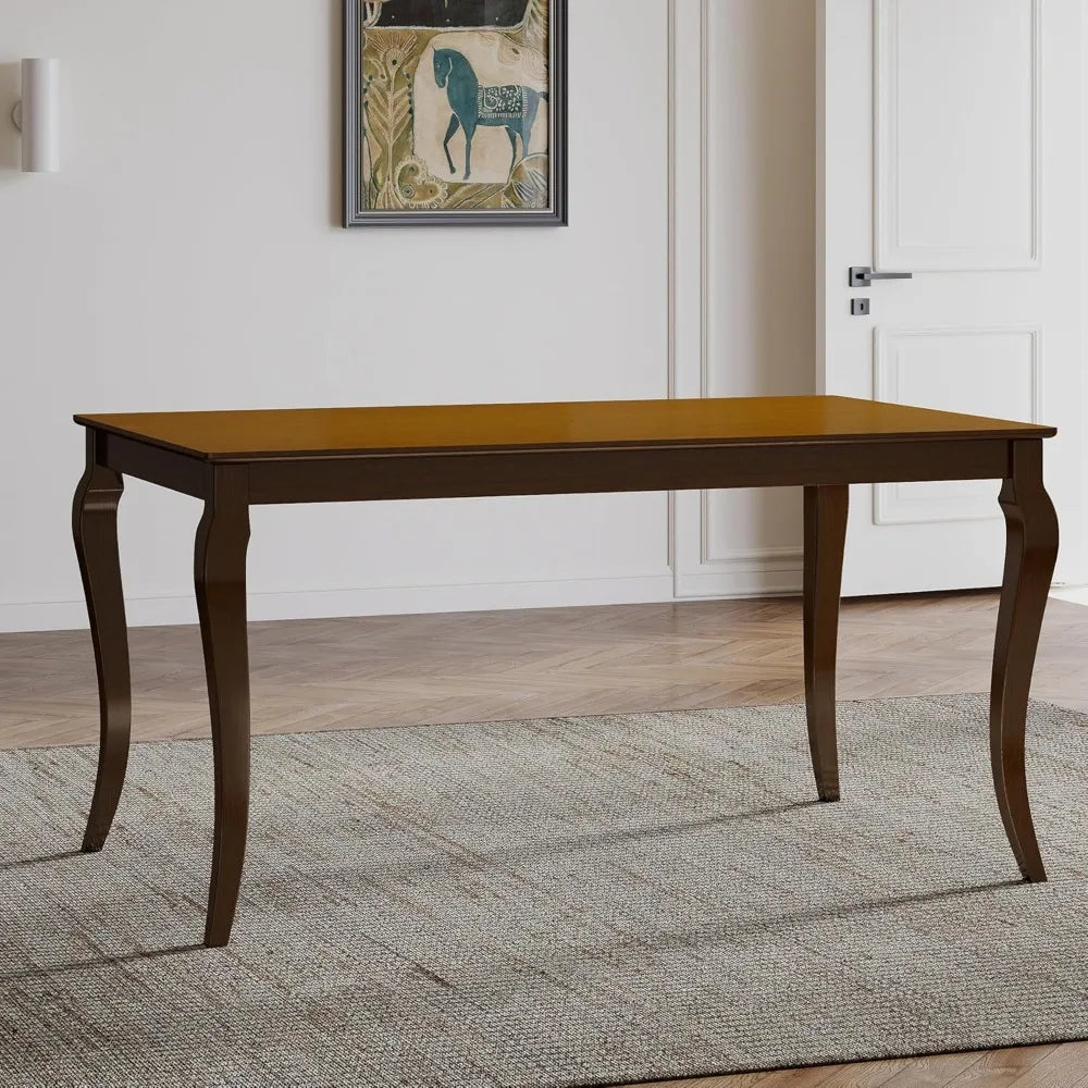 Mid Century Modern Wooden Dining Table for Kitchen or Dining Room