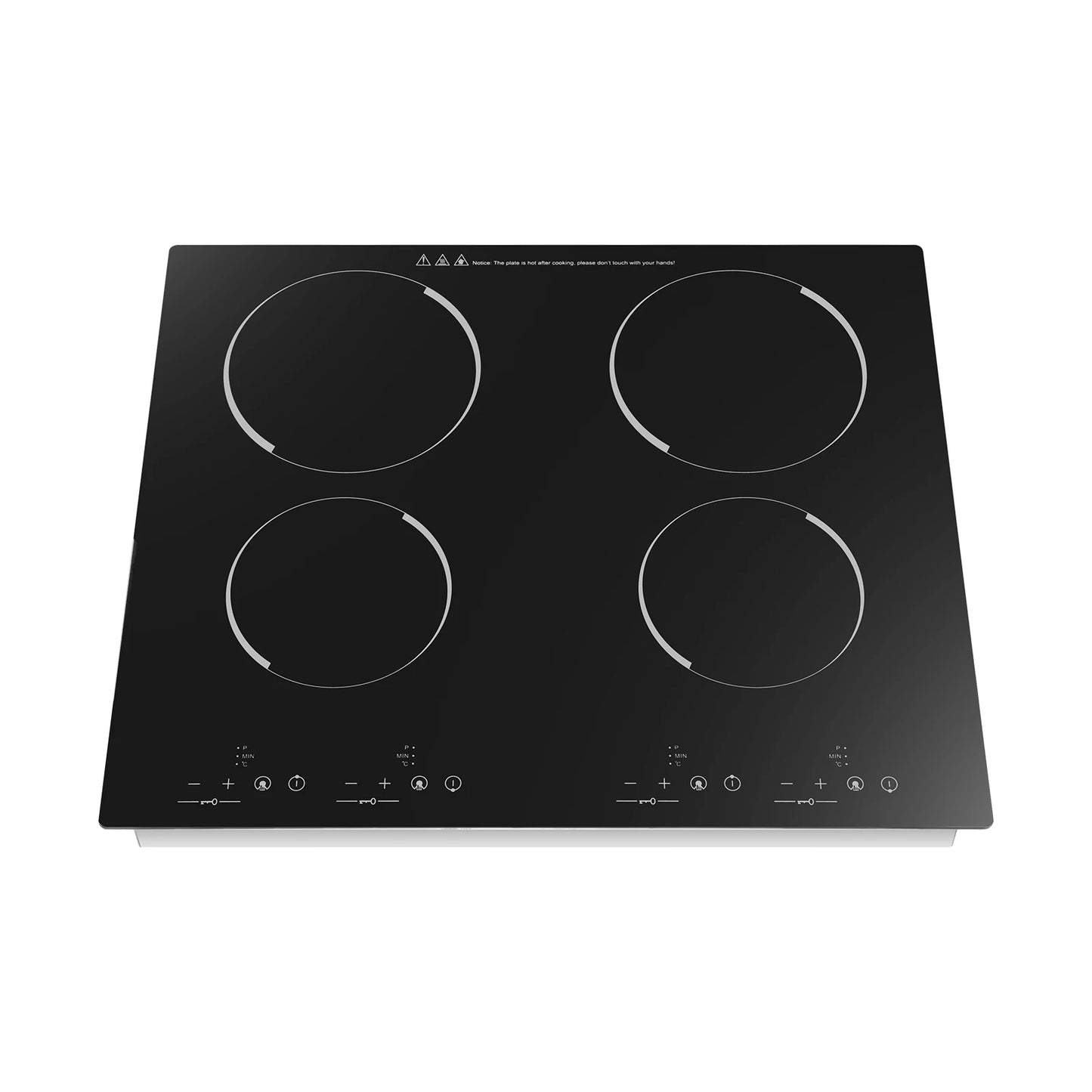 Hign-concerned Electric Ceramic Cooktop 4 Burners 3000W