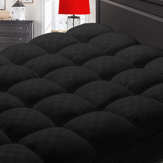 Mattress Topper Twin XL,Extra Thick Mattress Pad Cover for Back Pain,Cooling Mattress Protector with 8-21 Inch Deep Pocket,Overf