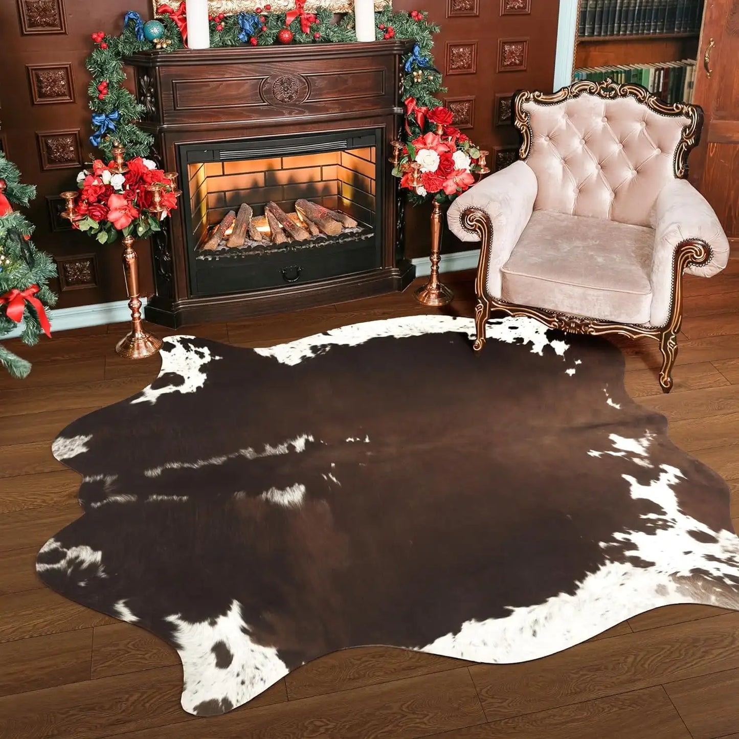 American style Animal Print Rug faux fur cowhide rug Bedroom carpet room carpet for living room rugs house decoration floor mats