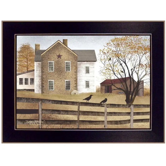 Framed Print of Autumn Afternoon Black Frame