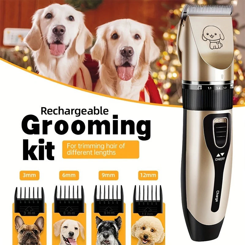 Shuyu Pet Hair Trimmer Kit Electric Grooming Clippers