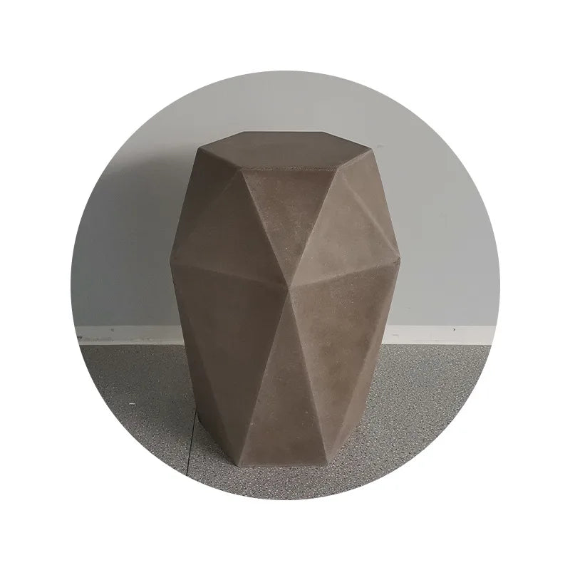 Minimalist Cement Diamond Nordic Coffee Table Living Room