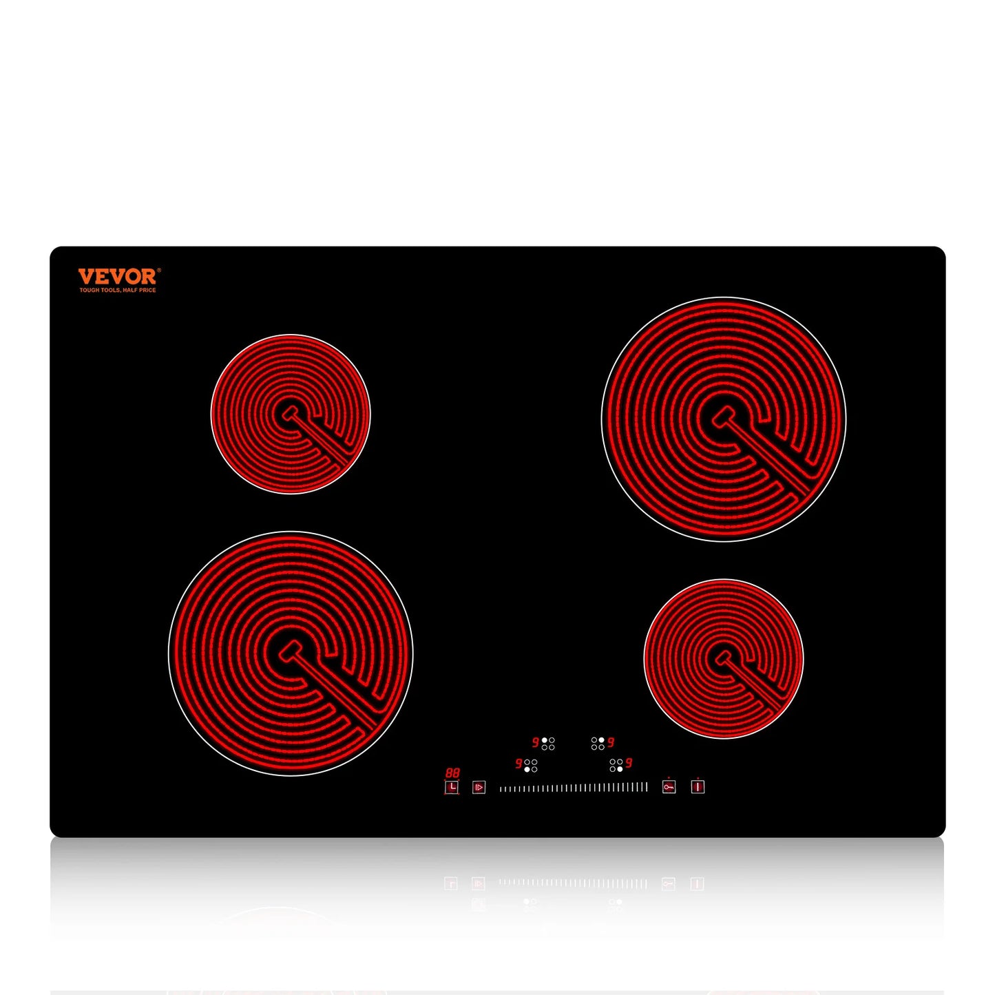 SucceBuy Built In Induction Stove Top 2 4 5 Burners Cooktop